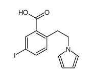 5-iodo-2-(2-pyrrol-1-ylethyl)benzoic acid