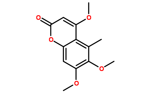 4,6,7-三甲氧基-5-甲基香豆素