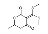 3-[bis(methylsulfanyl)methylidene]-6-methyloxane-2,4-dione