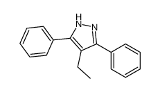 4-ethyl-3,5-diphenyl-1H-pyrazole