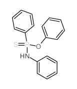 N-[phenoxy(phenyl)phosphinothioyl]aniline