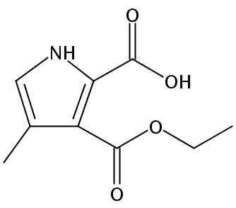 3-ethoxycarbonyl-4-methyl-1H-pyrrole-2-carboxylic acid