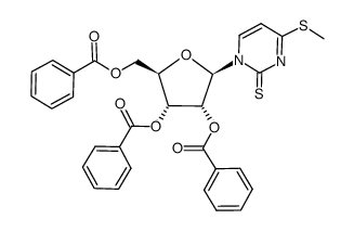 1-(2,3,5-tri-O-benzoyl-β-D-ribofuranosyl)-4-methylsulfanyl-1,2-dihydropyrimidin-2-thione