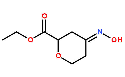 2H-吡喃-2-羧酸乙酯,四氢-4-(羟基亚氨基)-(9CI)