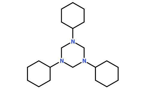 hexahydro-1,3,5-tricyclohexyl-s-triazine
