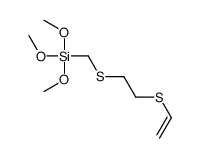 2-ethenylsulfanylethylsulfanylmethyl(trimethoxy)silane