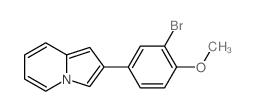2-(3-bromo-4-methoxyphenyl)indolizine