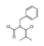 N-benzyl-N-(1-chloro-2-methylprop-1-enyl)carbamoyl chloride
