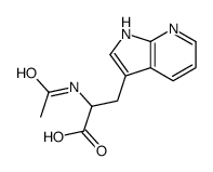 2-Acetyl-3-(1H-pyrrolo(2,3-b)pyridin-3-yl)-DL-alanine