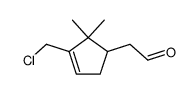 (3-chloromethyl-2,2-dimethyl-cyclopent-3-enyl)-acetaldehyde
