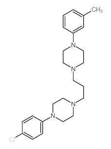1-(4-chlorophenyl)-4-[3-[4-(3-methylphenyl)piperazin-1-yl]propyl]piperazine