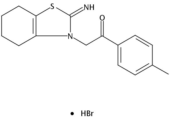 2-(2-亚氨基-4,5,6,7-四氢苯并噻唑-3-基)-1-P-苯甲基乙酮氢溴酸盐