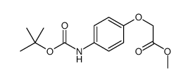 methyl 2-[4-[(2-methylpropan-2-yl)oxycarbonylamino]phenoxy]acetate