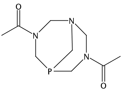 1-(3-acetyl-1,3,7-triaza-5-phosphabicyclo[3.3.1]nonan-7-yl)ethanone