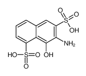 7-amino-8-hydroxynaphthalene-1,6-disulfonic acid