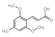 3-(2,6-dimethoxy-4-methylphenyl)prop-2-enoic acid