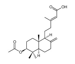 3-乙酰氧基-8(17),13E-劳丹二烯-15-酸