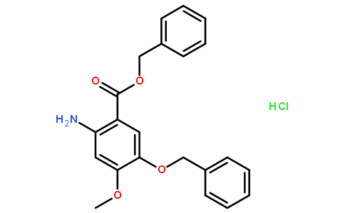 2-氨基-5-(苄氧基)-4-甲氧基苯甲酸苄酯盐酸盐
