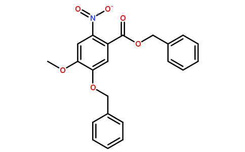 5-(苄氧基)-4-甲氧基-2-硝基苯甲酸苄酯