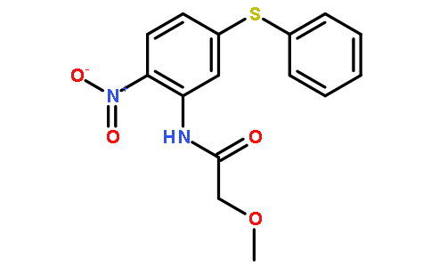 2-methoxy-N-[2-nitro-5-(phenylthio)phenyl]acetamide