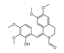 (1Z)-1-[(2-hydroxy-3,4-dimethoxyphenyl)methylidene]-6,7-dimethoxy-3,4-dihydroisoquinoline-2-carbaldehyde