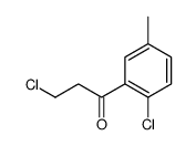 3-chloro-1-(2-chloro-5-methylphenyl)propan-1-one