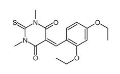 5-[(2,4-diethoxyphenyl)methylidene]-1,3-dimethyl-2-sulfanylidene-1,3-diazinane-4,6-dione