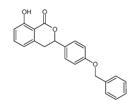 3-(4'-benzyloxyphenyl)-8-hydroxy-3,4-dihydro-2-benzopyran-1-one