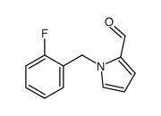 1-[(2-fluorophenyl)methyl]pyrrole-2-carbaldehyde
