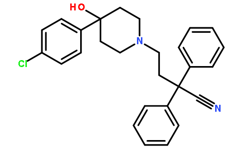 -(4-(4-氯苯基)-4-羟基哌啶-1-基)-2,2-二苯基丁腈
