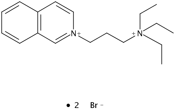 triethyl(3-isoquinolin-2-ium-2-ylpropyl)azanium,dibromide