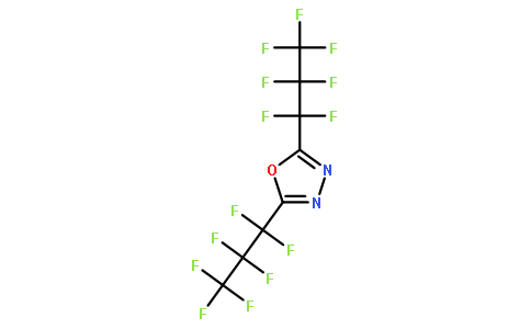 2,5-bis(1,1,2,2,3,3,3-heptafluoropropyl)-1,3,4-oxadiazole