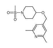 2,6-dimethyl-4-[(1-methylsulfonylpiperidin-4-yl)oxymethyl]pyridine