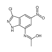 N-(3-chloro-5-nitro-2H-indazol-7-yl)acetamide