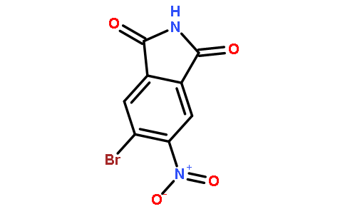 5-溴-6-硝基异吲哚啉-1,3-二酮