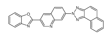 2-(7-benzo[e]benzotriazol-2-ylquinolin-3-yl)-1,3-benzoxazole