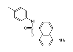 5-amino-N-(4-fluorophenyl)naphthalene-1-sulfonamide