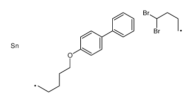 4,4-dibromobutyl-[5-(4-phenylphenoxy)pentyl]stannane
