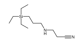 3-(3-triethylsilylpropylamino)propanenitrile