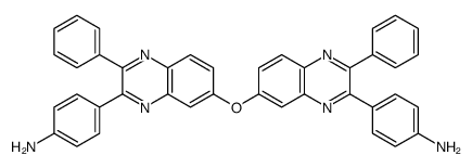 4-[7-[3-(4-aminophenyl)-2-phenylquinoxalin-6-yl]oxy-3-phenylquinoxalin-2-yl]aniline