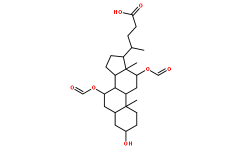 (3ALPHA,5BETA,7ALPHA,12ALPHA)-7,12-双(甲酰氧基)-3-羟基胆烷-24-酸