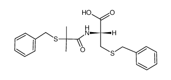 S-benzyl-N-(2-(benzylthio)-2-methylpropanoyl)-L-cysteine