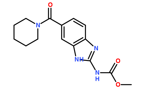 [5-[(哌啶-1-基)羰基]-1H-苯并咪唑-2-基]氨基甲酸甲酯
