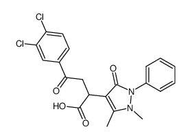 4-(3,4-dichlorophenyl)-4-oxo-2-(4-antipyrinyl)butanoic acid