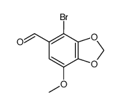 4-bromo-7-methoxy-benzo[1,3]dioxole-5-carbaldehyde