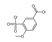 3-chlorosulfonyl-4-methoxybenzoyl chloride