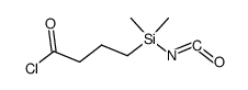 4-(isocyanatodimethylsilyl)butanoyl chloride
