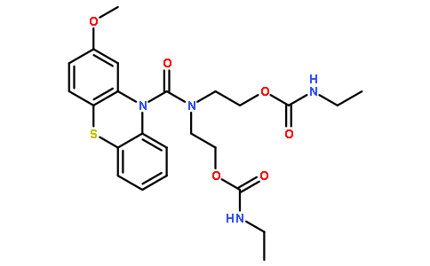 2,2'-(2-甲氧基-10H-吩噻嗪-10-基羰基亚氨基)二乙基二(乙基氨基甲酸)酯