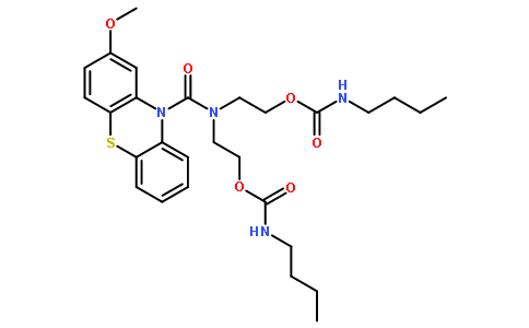 2,2'-[[(2-甲氧基-10H-吩噻嗪-10-基)羰基]亚氨基]二乙基二(丁基氨基甲酸)酯