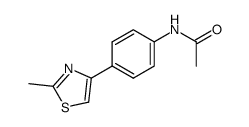 N-[4-(2-methyl-4-thiazolyl)phenyl]acetamide